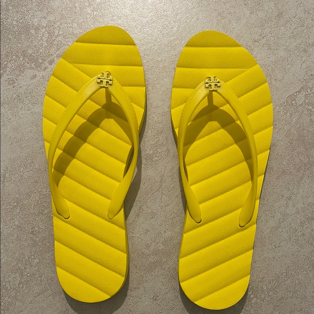 Tory Burch Vibrant Yellow Sandals